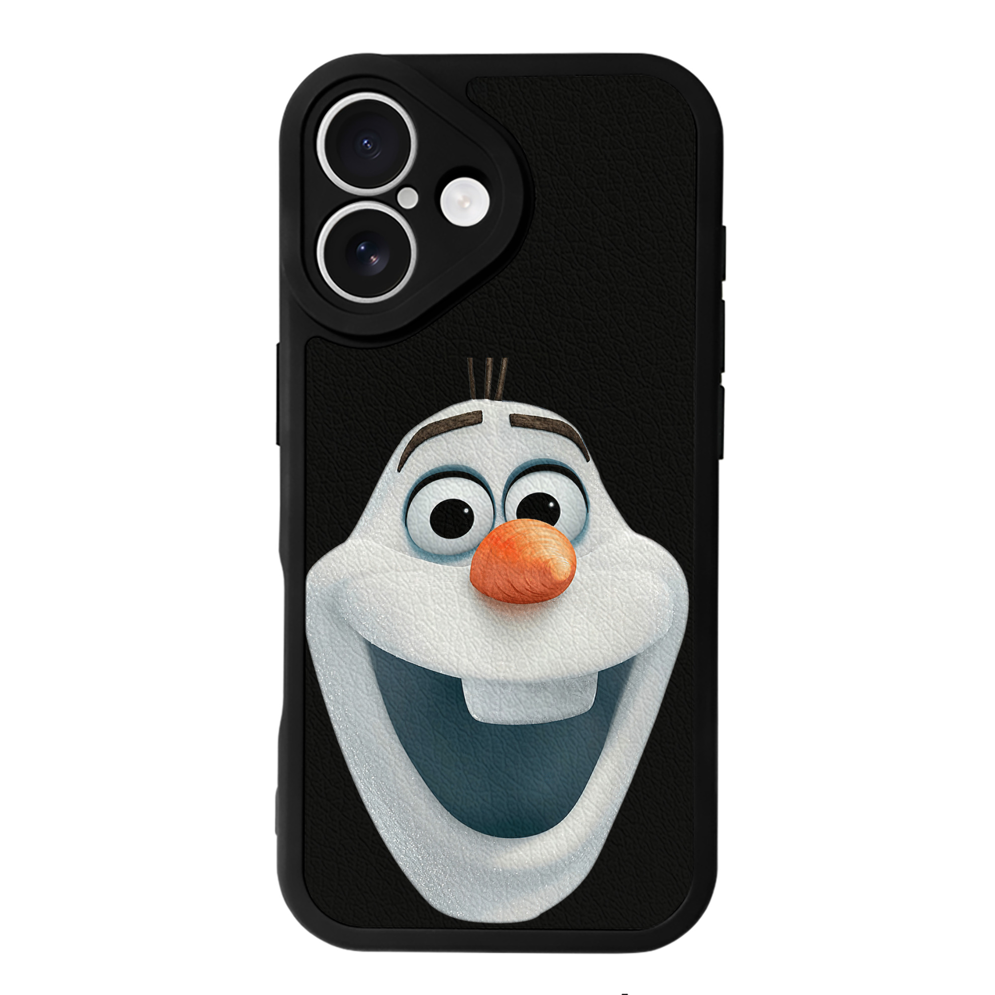 （画像用） アナと雪の女王 アンナ エルサ Frozen Anna Elsa 【iPhone 16シリーズ対応】シリコンスマホケース（レザー調） 材質：シリコン